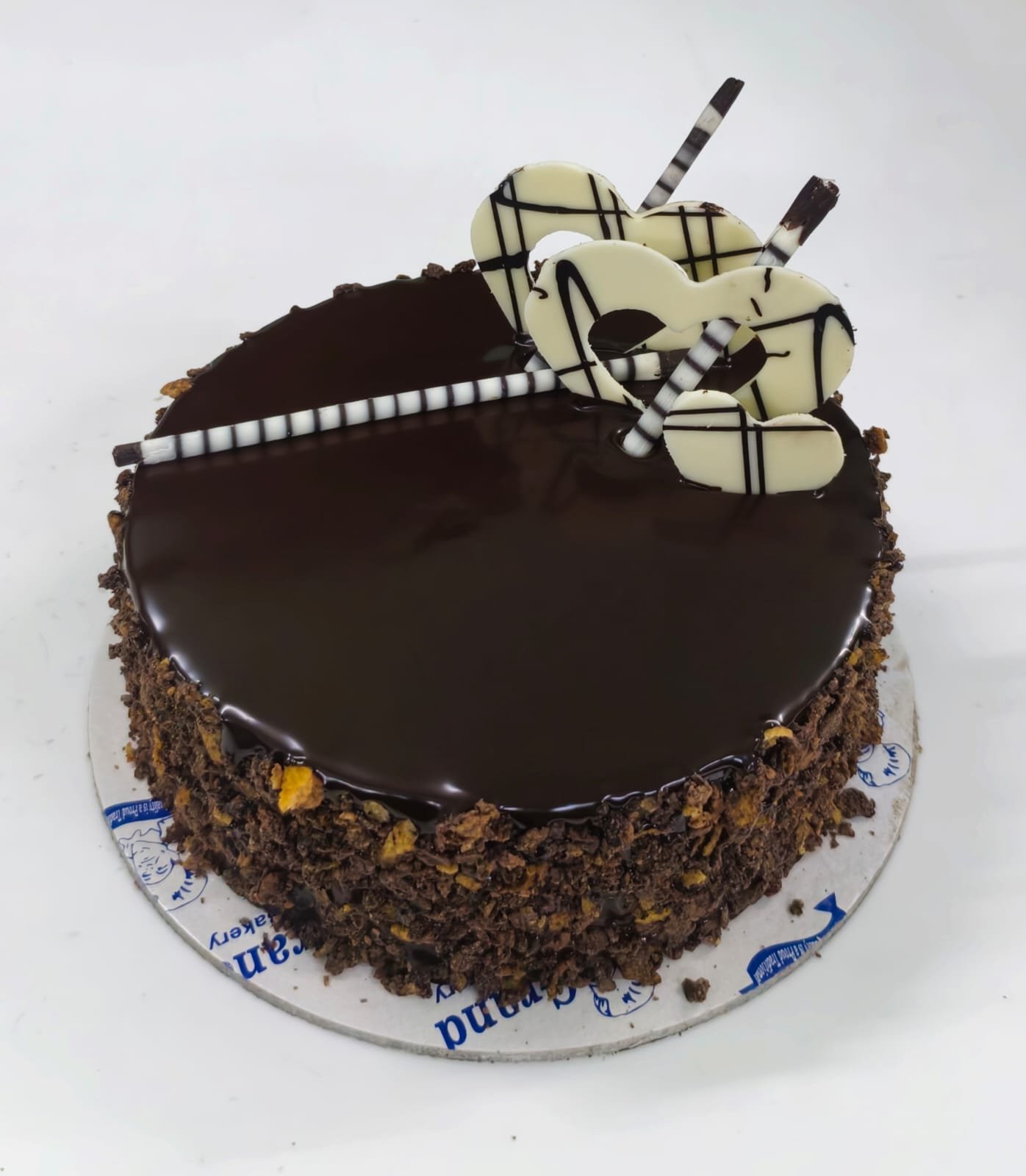 Dark Chocolate Mirror Glaze